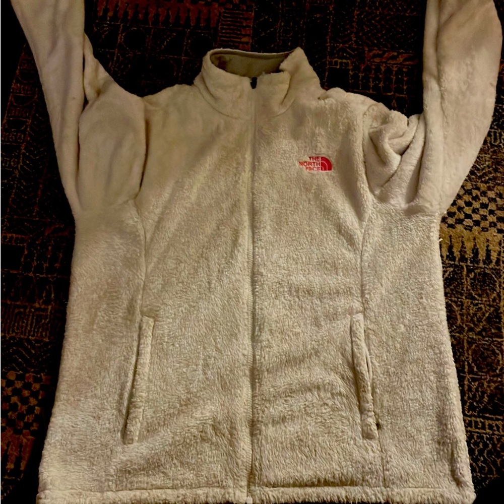 Gently used north face breast cancer zip up, xl
